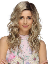 RH1488RT8 Highlighted Copper Blonde With Golden Brown Roots