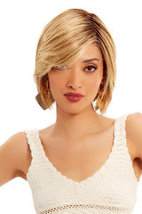 14/26/R10 Red Blonde with Gold Blonde Highlights and Light Brown Roots