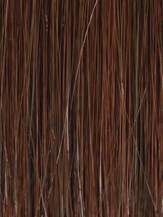 10-130r bright red with medium brown roots