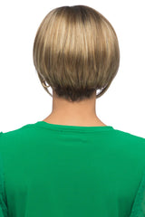 Rh12/26RT4 Light-Brown With Chunky Golden Blonde Highlights And Dark Brown Roots