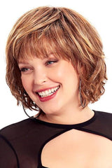 17/23/R8 Beige Blonde and Auburn Blended with Medium Brown Roots