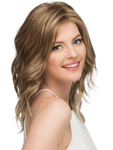 R613BG14 Dark Blonde with Fine Pale Blonde highlights & Pale Blonde tipped ends