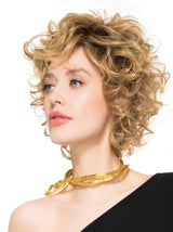 14/26/R10 Light Red Brown Gold Blonde Highlights Rooted Medium Brown