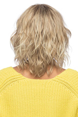 RH1488RT8 dark blonde with lightest blonde highlights and golden brown roots