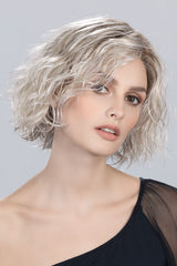 silver blonde rooted