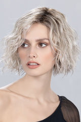 silver blonde rooted