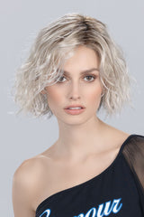 silver blonde rooted