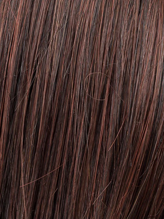 dark auburn rooted