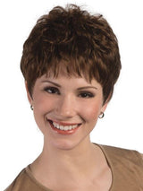 R6LF29 Chestnut Brown Lightening to Bright Red Mix in Front