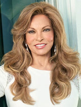 1426S10 medium ash blonde & medium red golden blonde w/ light brown rooted
