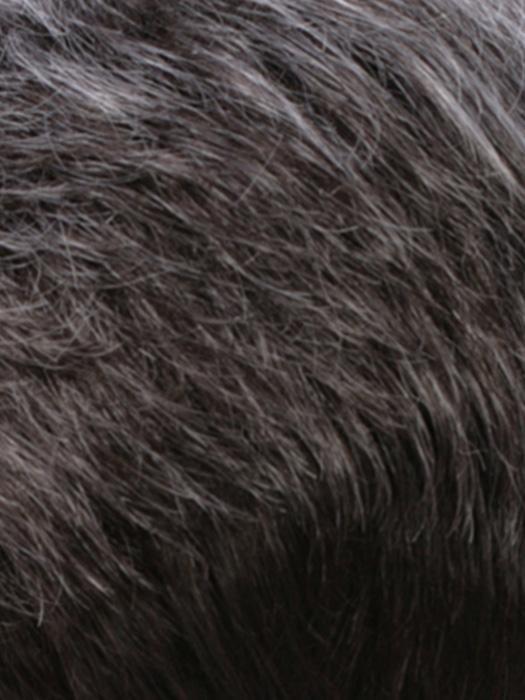 r344lf58 dark brown off black grey lightening to off white at front