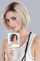 SILVER BLONDE ROOTED