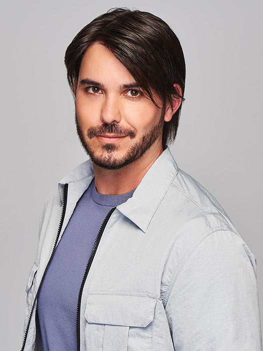 Sharp by HIM HairUwear men's Synthetic/Human Hair Blend Wig – Chiquel UK