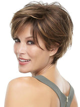 6F27 Brown w/Light Red-Golden Blonde Highlights & Tips