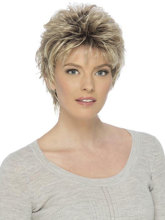 RH1488RT8 Dark Blonde with Light Copper Blonde Highlights & Golden Brown Roots