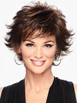 textured flip wig