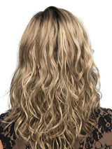 RH12/26RT4 Light Brown w/Fine Golden Blonde Highlights And Dark Roots