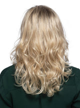 rh26-613rt8 golden blonde with pale blonde highlights dark root